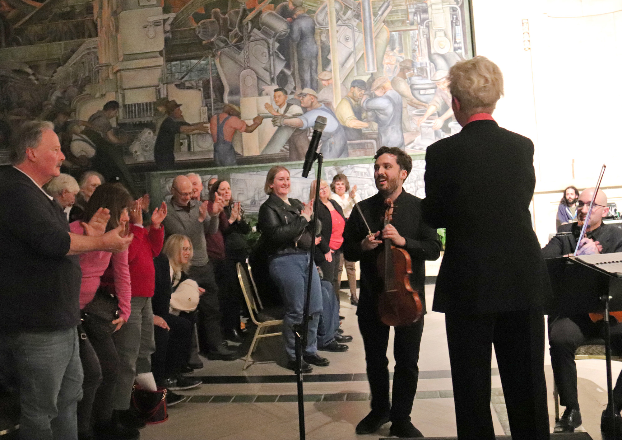 Stuart Carlson with the Michigan Philharmonic. Photo by Ken Voyles